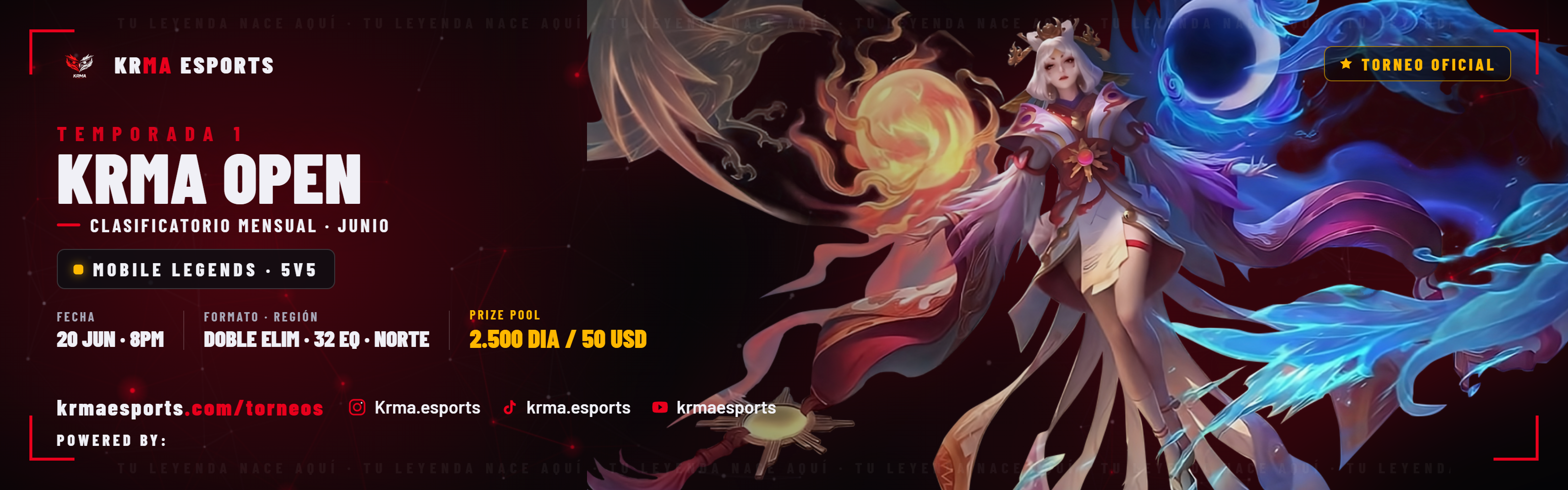 KRMA OPEN — Clasificatorio mensual de Mobile Legends